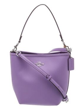 NWOT  COACH Lavender Pebbled Leather Shoulder Bag